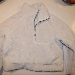 lululemon athletica White Fleece Jacket